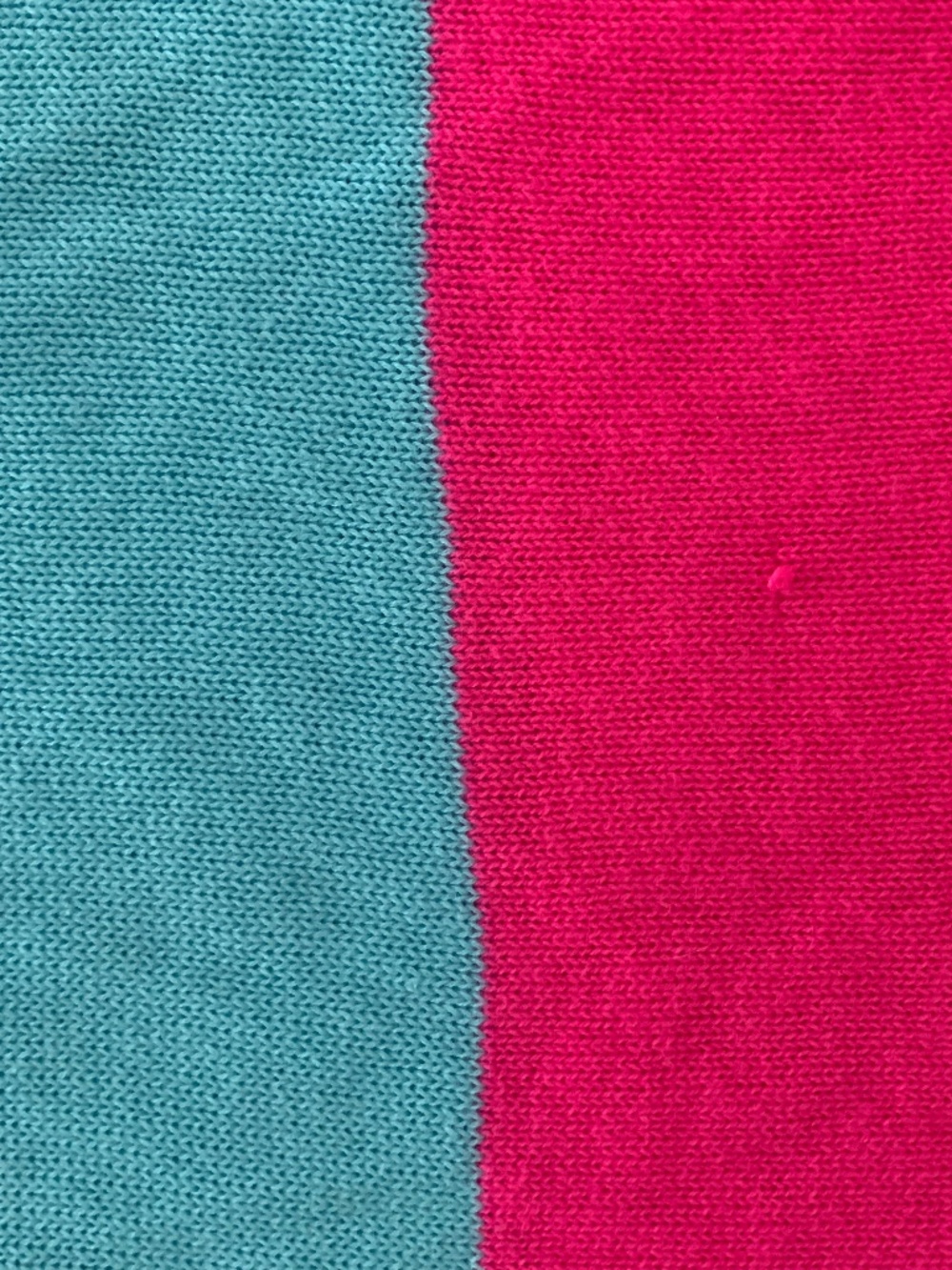 Lilly Pulitzer Aqua Pink Colorblock Tassel Poncho Wrap One Size Cotton Blend - Picture 9 of 10